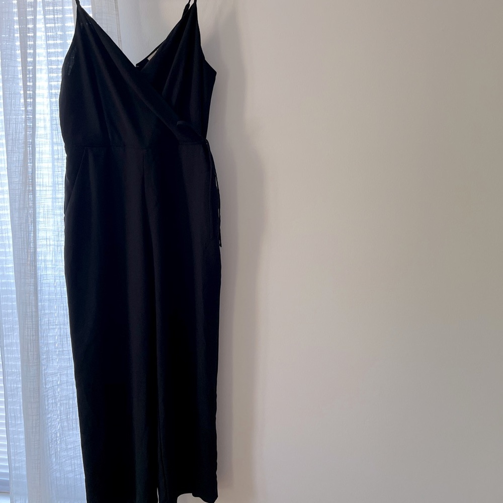 Loft Jumpsuit Black Adjustable Strap